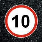 Дорожная разметка 1.24.2 ограничение скорости 10 км/ч