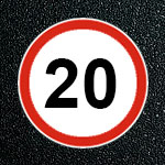 Дорожная разметка 1.24.2 ограничение скорости 20 км/ч