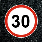 Дорожная разметка 1.24.2 ограничение скорости 30 км/ч