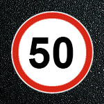 Дорожная разметка 1.24.2 ограничение скорости 50 км/ч