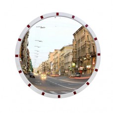 Зеркало дорожное круглое со светоотражающей окантовкой  600 мм